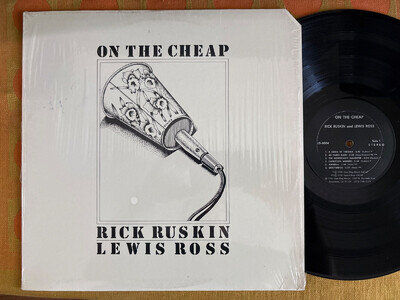 RICK RUSKIN LEWIS ROSS ON THE CHEAP private press folk US vinyl LP