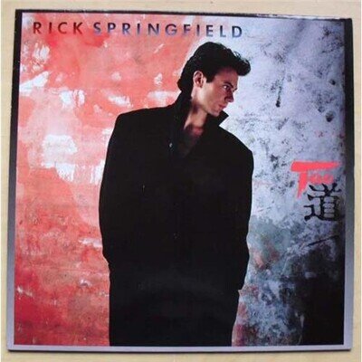 RICK SPRINGFIELD TAO LP 1985 WITH INNER SLEEVE - clean record - light use on cov