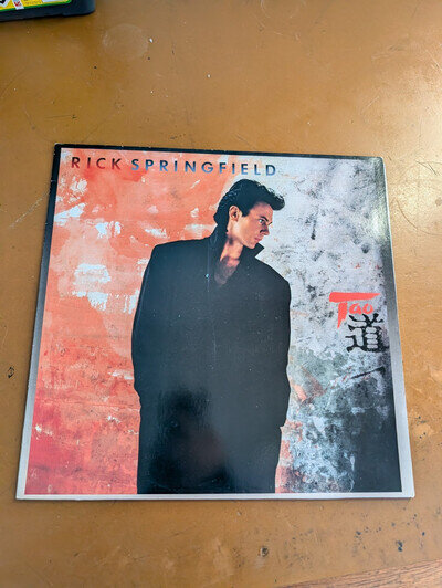 Rick Springfield Tao Vinyl LP With Inner