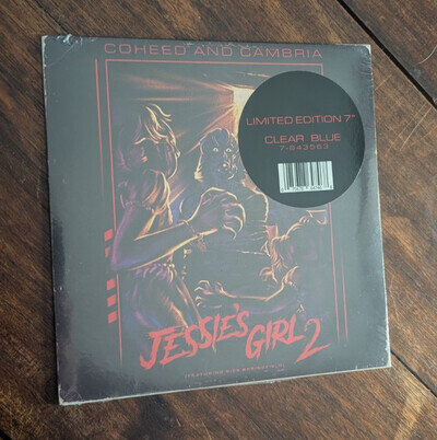 Coheed & Cambria Rick Springfield Limited Vinyl Jessies Girl 2 Blue, Sealed
