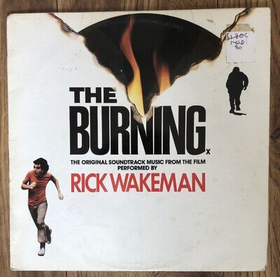 Rick Wakeman - The Burning Vinyl LP on Charisma 1981 OST