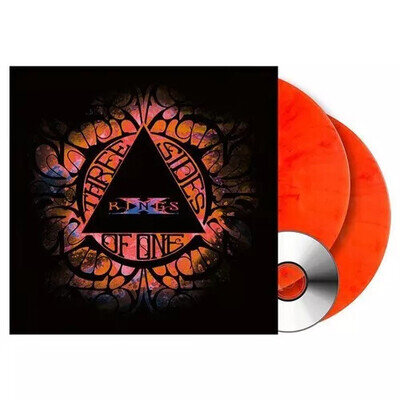 KING'S X - Three Sides Of One 2022 EU Orange & Red Marbled Vinyl 2 LP + CD Set