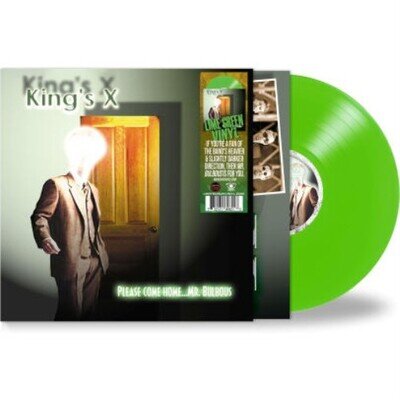 KING'S X: PLEASE COME HOME...MR. BULBOUS - GREEN - LP vinyl *BRAND NEW*