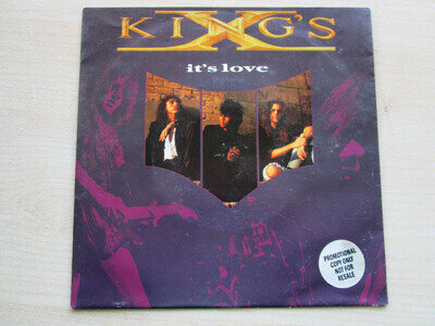 King's X It's Love 7" Vinyl Record