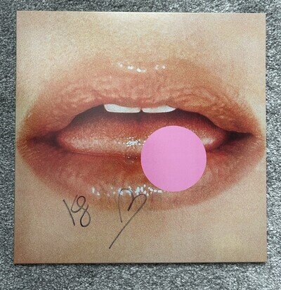 KESHA - . Period hand SIGNED Vinyl LP (not art print) CUM FOR ME CLEAR)