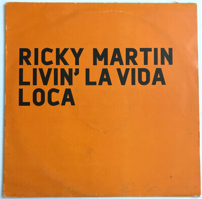 Ricky Martin – Livin' La Vida Loca Vinyl Promo 12"