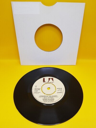 Kenny Rogers Coward Of The County 7" Single Vinyl Record United Artists 1979