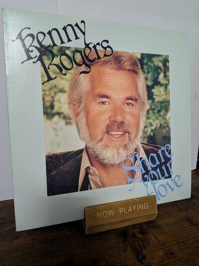 KENNY ROGERS-SHARE YOUR LOVE, Vinyl Lp, 1981, Vg+/Vg