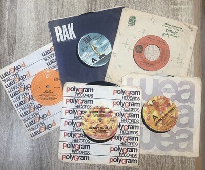 Mixed Lot 5 x 7" Vinyl Singles Kenny Rogers Racey Jacaranda Records