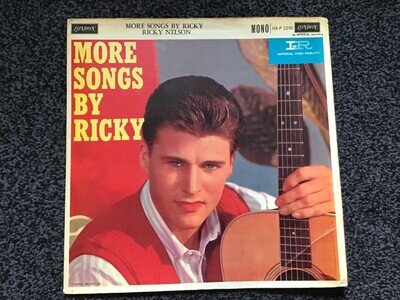 RICKY NELSON - MORE SONGS BY RICKY 1960 UK MONO LP LONDON HA-P 2290 EXCELLENT+