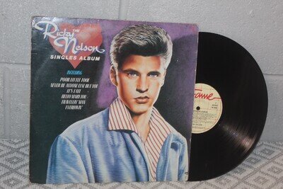 The Ricky Nelson Singles Album Vinyl 12" Lp - B10