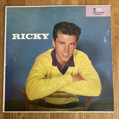 Ricky Nelson LP Ricky 1957 Mono Rockabilly Debut VG+ USA Press