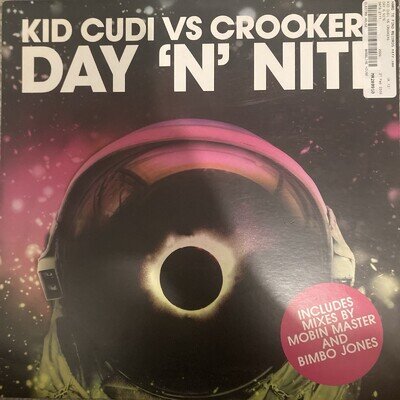 Kid Cudi VS Crookers Day ‘N’ Nite Electro House Vinyl Record