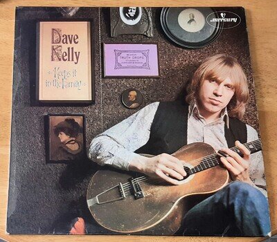 Dave Kelly-Keeps It In The Family LP 1969 VG/VG Mercury Jo-Anne Kelly Blues