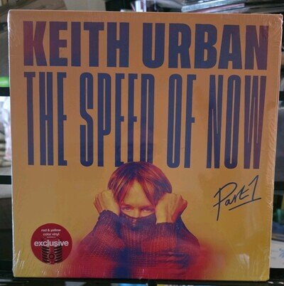 NEW KEITH URBAN - THE SPEED OF NOW PART 1 Red & Yellow Vinyl 2-LP Capitol Record