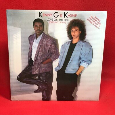 KENNY G & KASHIF Love On The Rise 1985 4-track 12" vinyl single Arista record