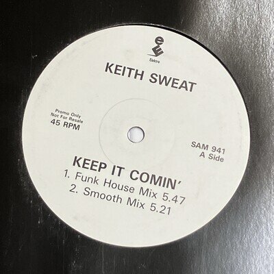 Keith Sweat - Keep It Comin' - Elektra 12" Promo 1992 UK House - SAM 941