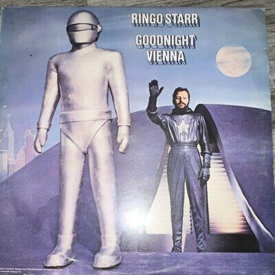 Ringo Starr Goodnight Vienna LP 12" Black Vinyl 1974 Apple PCS 7168 Stereo