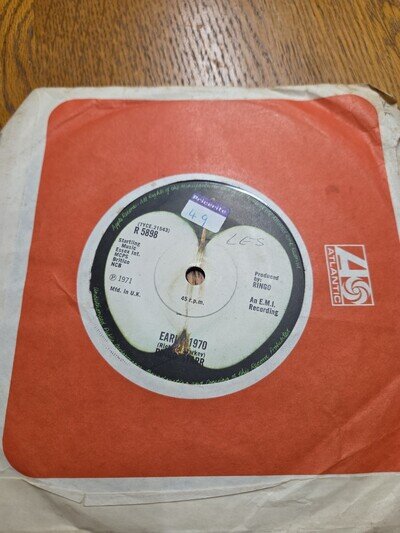 Ringo Starr It Don't Come Easy Early 1970 Apple Records R 5898