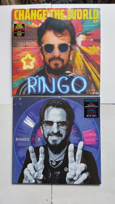 RINGO STARR - Change the world / EP3 - 2 x 10" Vinyl EPs (Brand new & sealed)