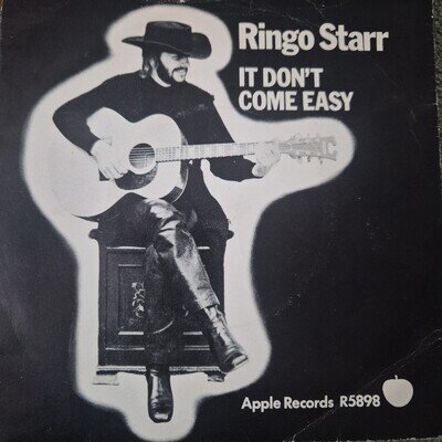Ringo Starr - It Don’t Come Easy b/w Early 1970 PS - VG+/VG - Free UK Postage