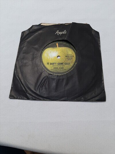 Ringo Starr / Beatles - It Don't Come Easy / Early 1970. OZ Apple 1971 EX Vinyl