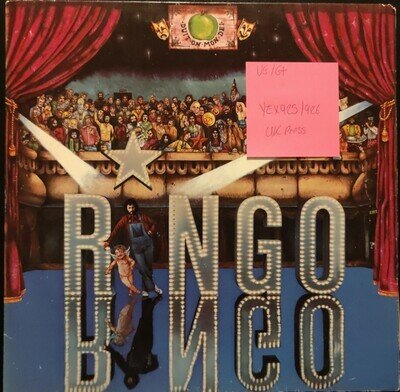 Ringo Starr Ringo Vinyl Record VG/G+ PCTC252 1973