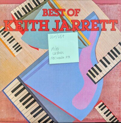 Keith Jarrett Best Of Keith Jarrett Vinyl Record VG+/VG+ IMPL8954 1978