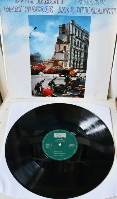 KEITH JARRETT w/Jack DeJohnette - CHANGES - VINYL LP - ECM 1276 - 1984 - EX/VG