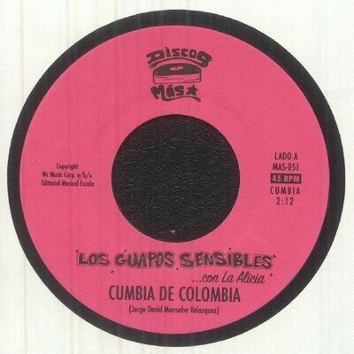 LOS GUAPOS SENSIBLES with LA ALICIA - Cumbia De Colombia - Vinyl (7")