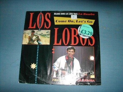 Los Lobos Come on lets go 12” 1987 from the La Bamba film