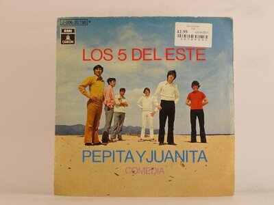 LOS 5 DEL ESTE PEPITAY JUANITA (MADE IN SPAIN) (103) 2 Track 7" Single including