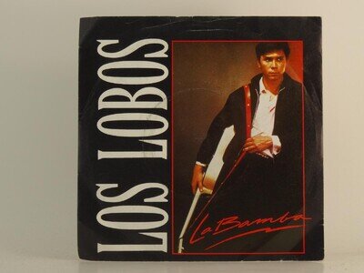 LOS LOBOS LA BAMBA (83) 2 Track 7" Single including Picture Sleeve LONDON RECORD