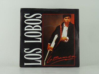LOS LOBOS LABAMBA (1) (28) 2 Track 7" Single including Picture Sleeve LONDON REC
