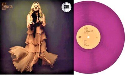 Kelly Clarkson Chemistry LP album vinyl record 2023 'orchid opaque' coloured