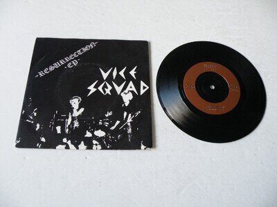 VICE SQUAD 'RESURRECTION' EP UK RIOT CITY 1981 PICTURE SLEEVE PUNK