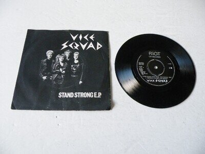 VICE SQUAD 'STAND STRONG' EP UK RIOT CITY 1982 PICTURE SLEEVE PUNK