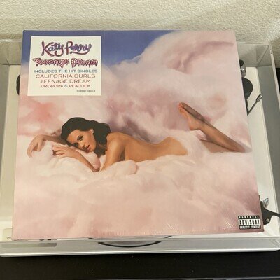 Katy Perry Teenage Dream White Color 2LP Vinyl Record NEW SEALED