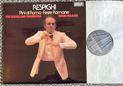 SXL 6822 Respighi - Lorin Maazel ‎– Pini Di Roma ∙ Feste Romane NM