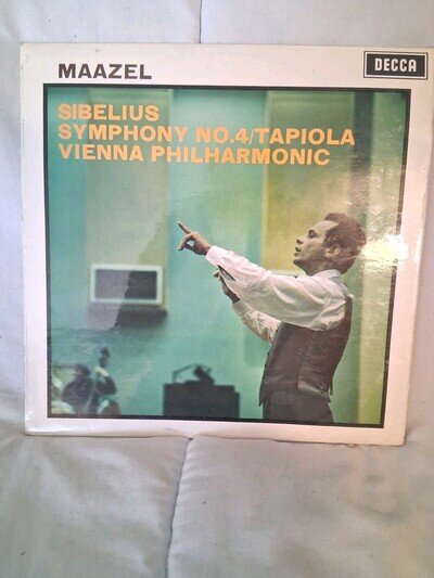 Decca SXL 6365 Sebelius Symphony No 4 Tapiola Lorin Maazel Vienna Philharmonic