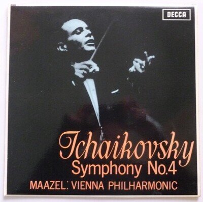 Lorin Maazel Tchaikovsky Symphony No 4 - ED2 LP Decca SXL6157 EX+/EX 1960s ED...
