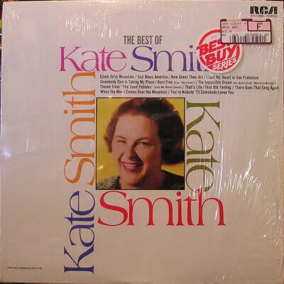 Kate Smith The Best Of Kate Smith RCA Victor Vinyl LP 33 RPM