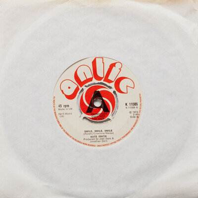 Kate Smith - Smile, Smile, Smile 7" Vinyl Single