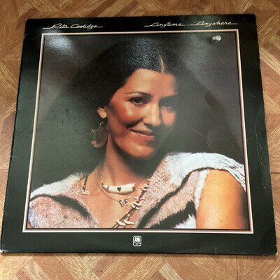 Rita Coolidge Anytime... Anywhere A&M 12" Black Vinyl LP 33RPM 1977