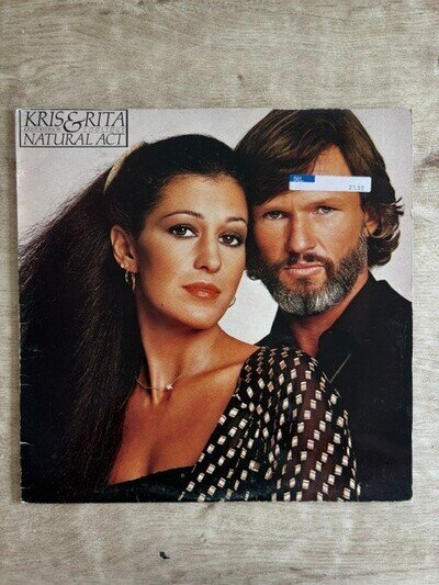 Kris Kristofferson & Rita Coolidge – Natural Act LP - 1978 Vinyl -Good Condition