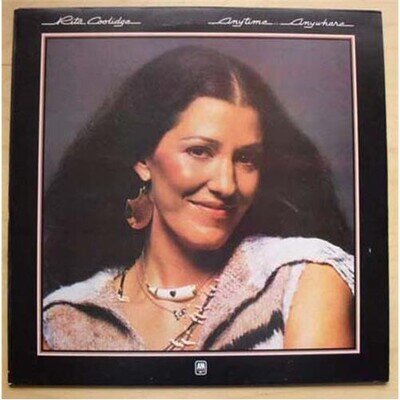 RITA COOLIDGE ANYTIME ANYWHERE LP 1977 WITH INSERT UK