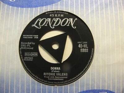 Ritchie Valens – Donna 1958 7” London HL 8803