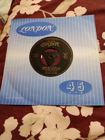 RITCHIE VALENS COME ON LET'S GO LONDON 45
