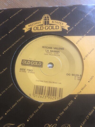 Ritchie Valens N.Mint La Bamba Old Gold Donna
