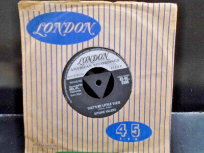 RITCHIE VALENS" THAT`S MY LITTLE SUZIE "Or. TRI CTR UK LONDON EX+ COND.IN Or.SL.